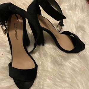 Call It Spring Suede Heels